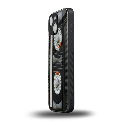 Cassette Tape iphone 13 mini mobile cover | shockproof glass phone case