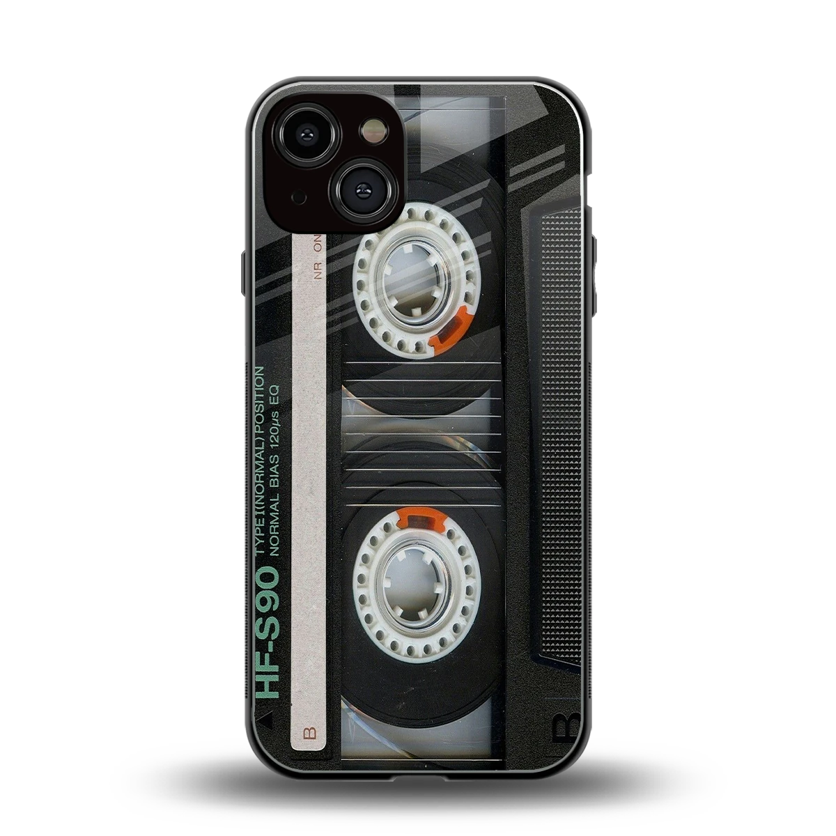 Cassette Tape back phone cover | glass case for iphone 14
