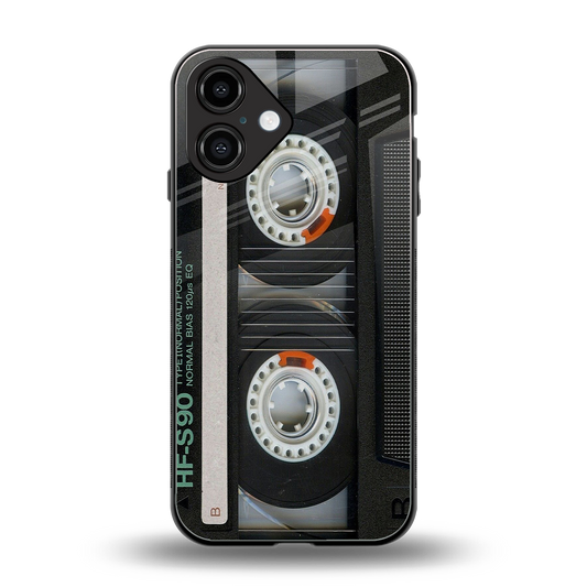 Cassette Tape Phone Case for Iphone 16 | Glass Case