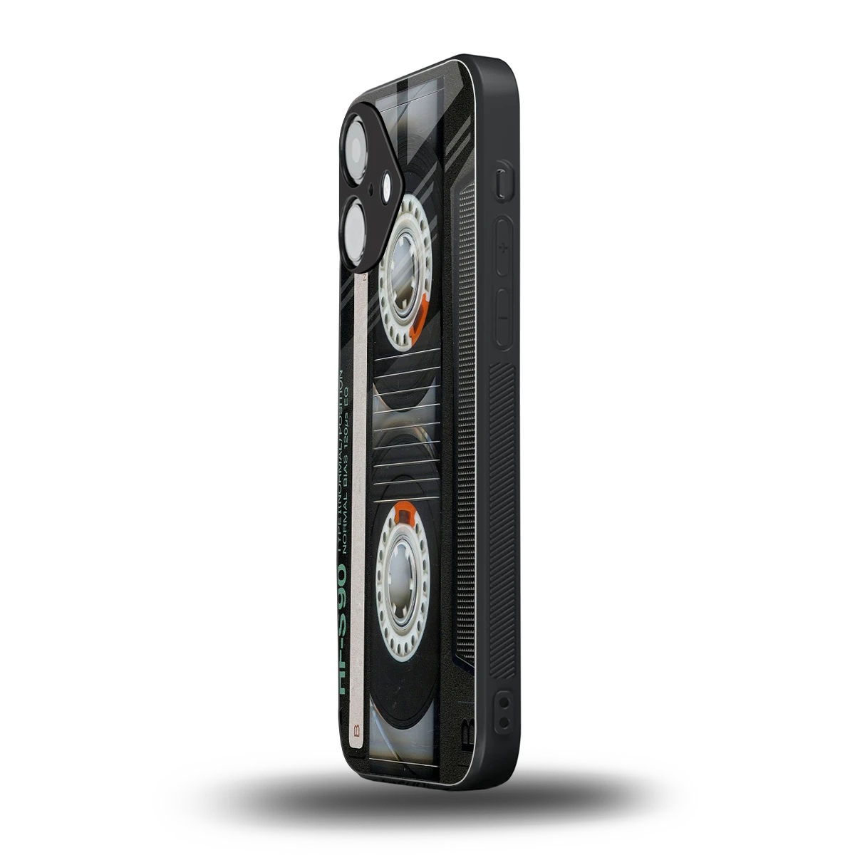 Cassette Tape iPhone 16 mobile cover | shockproof glass phone case