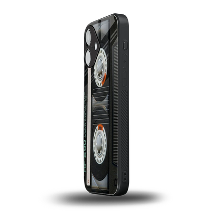 Cassette Tape iPhone 16 mobile cover | shockproof glass phone case