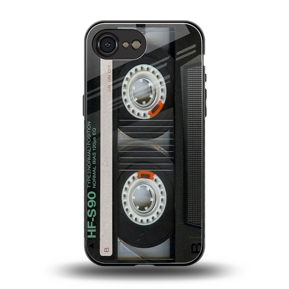 Cassette Tape back phone cover | glass case for iphone 16e