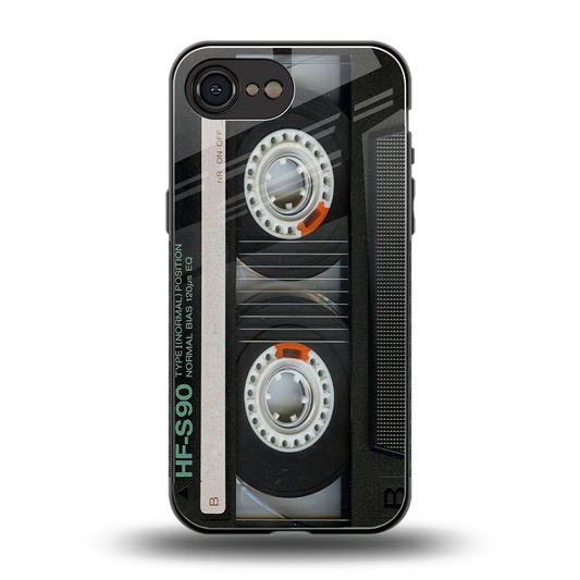 Cassette Tape back phone cover | glass case for iphone 16e