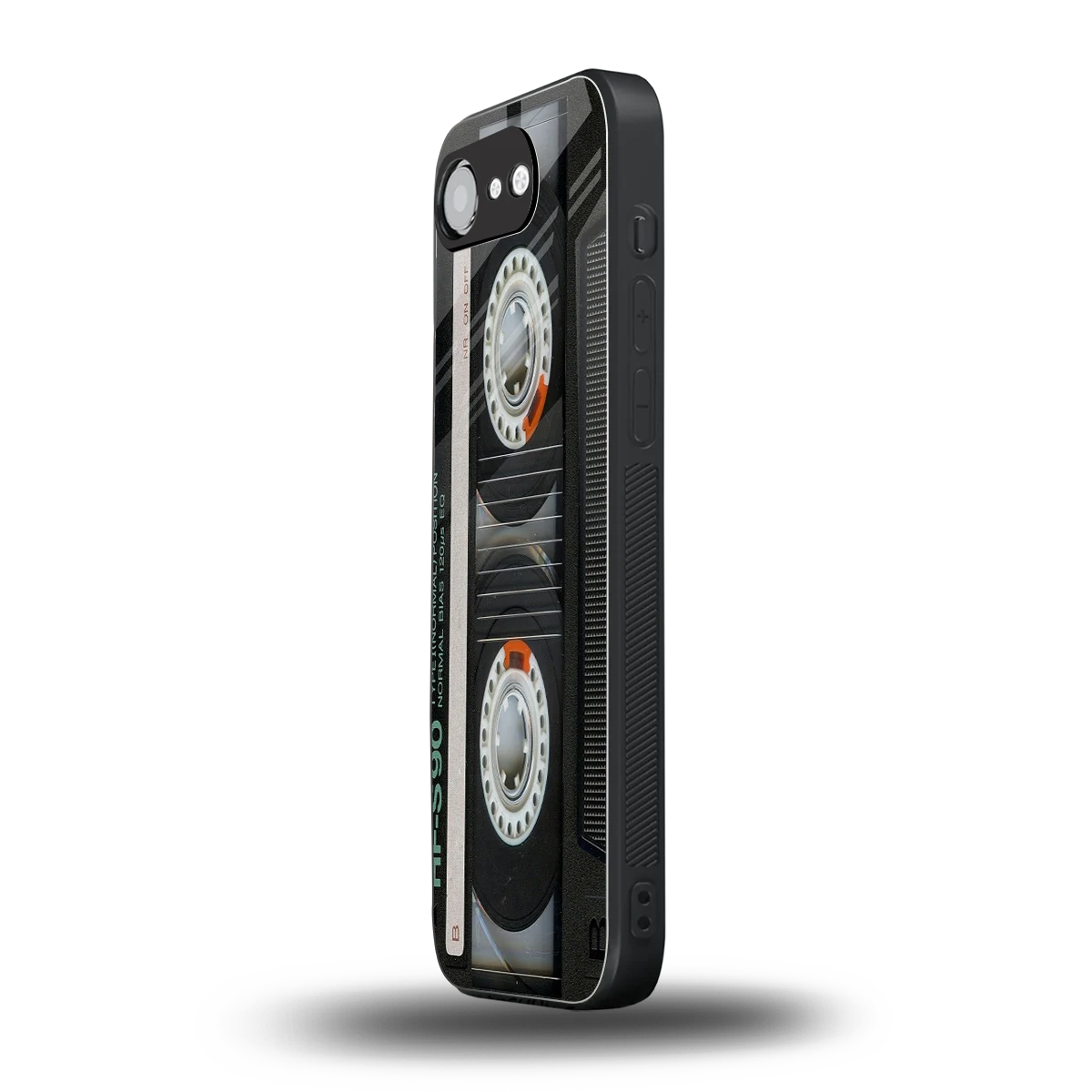 Cassette Tape iphone 17e mobile cover | shockproof glass phone case