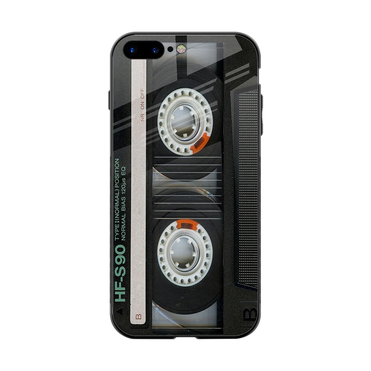 Cassette Tape back phone cover | glass case for iphone 8 plus
