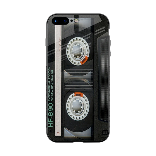 Cassette Tape back phone cover | glass case for iphone 8 plus