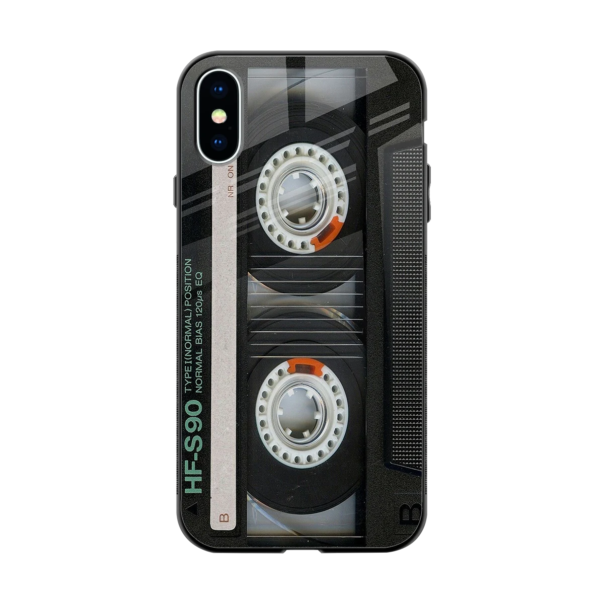 Cassette Tape back phone cover | glass case for iphone x