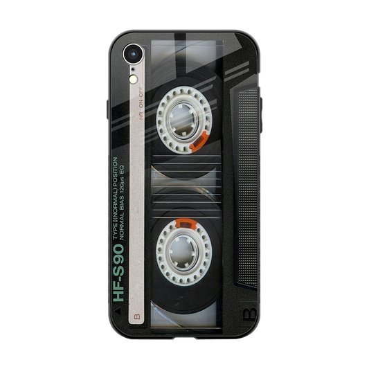 Cassette Tape back phone cover | glass case for iphone xr