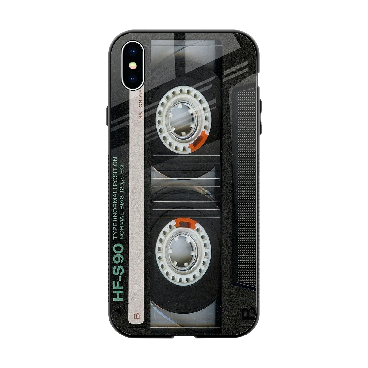 Cassette Tape back phone cover | glass case for iphone xs max