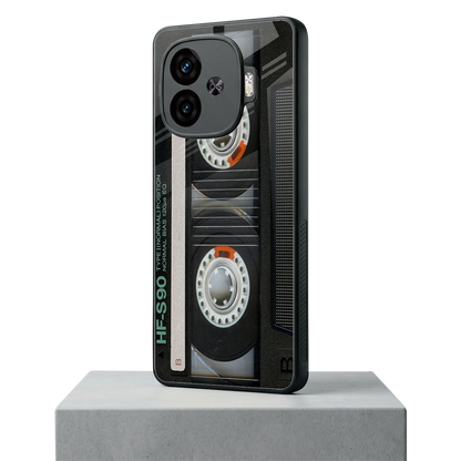 Cassette Tape iqoo neo 10r 5g mobile cover | shockproof glass phone case