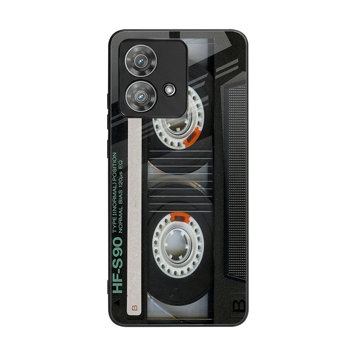 Cassette Tape back phone cover | glass case for motorola edge 40 neo 5g