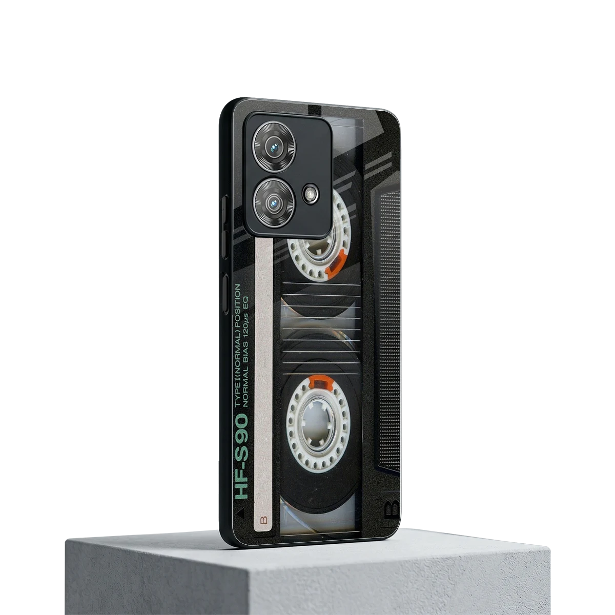 Cassette Tape motorola edge 40 neo 5g mobile cover | shockproof glass phone case