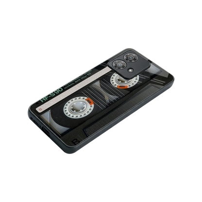Cassette Tape stylish phone case for motorola edge 40 neo 5g | glossy glass and slim fit