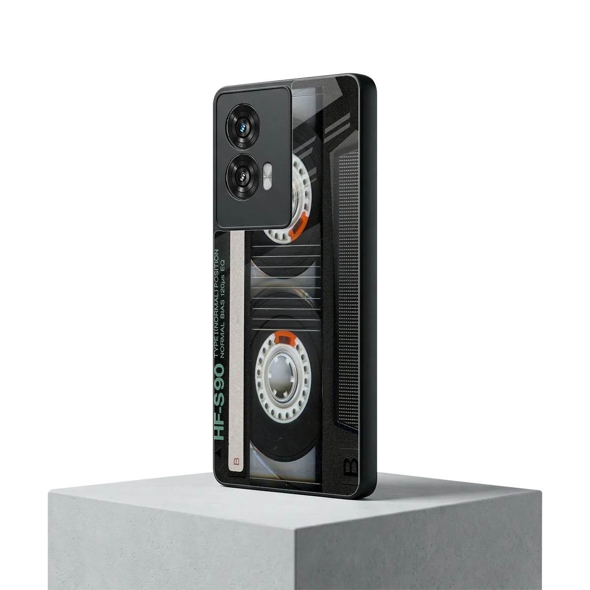 Cassette Tape motorola edge 50 fusion mobile cover | shockproof glass phone case