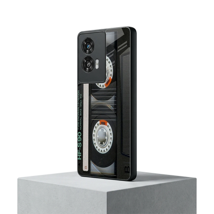 Cassette Tape motorola edge 50 fusion mobile cover | shockproof glass phone case