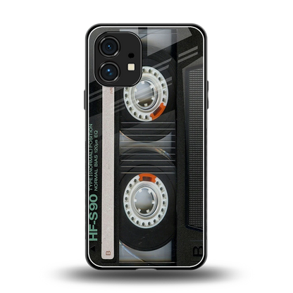 Cassette Tape back phone cover | glass case for nothing phone 1