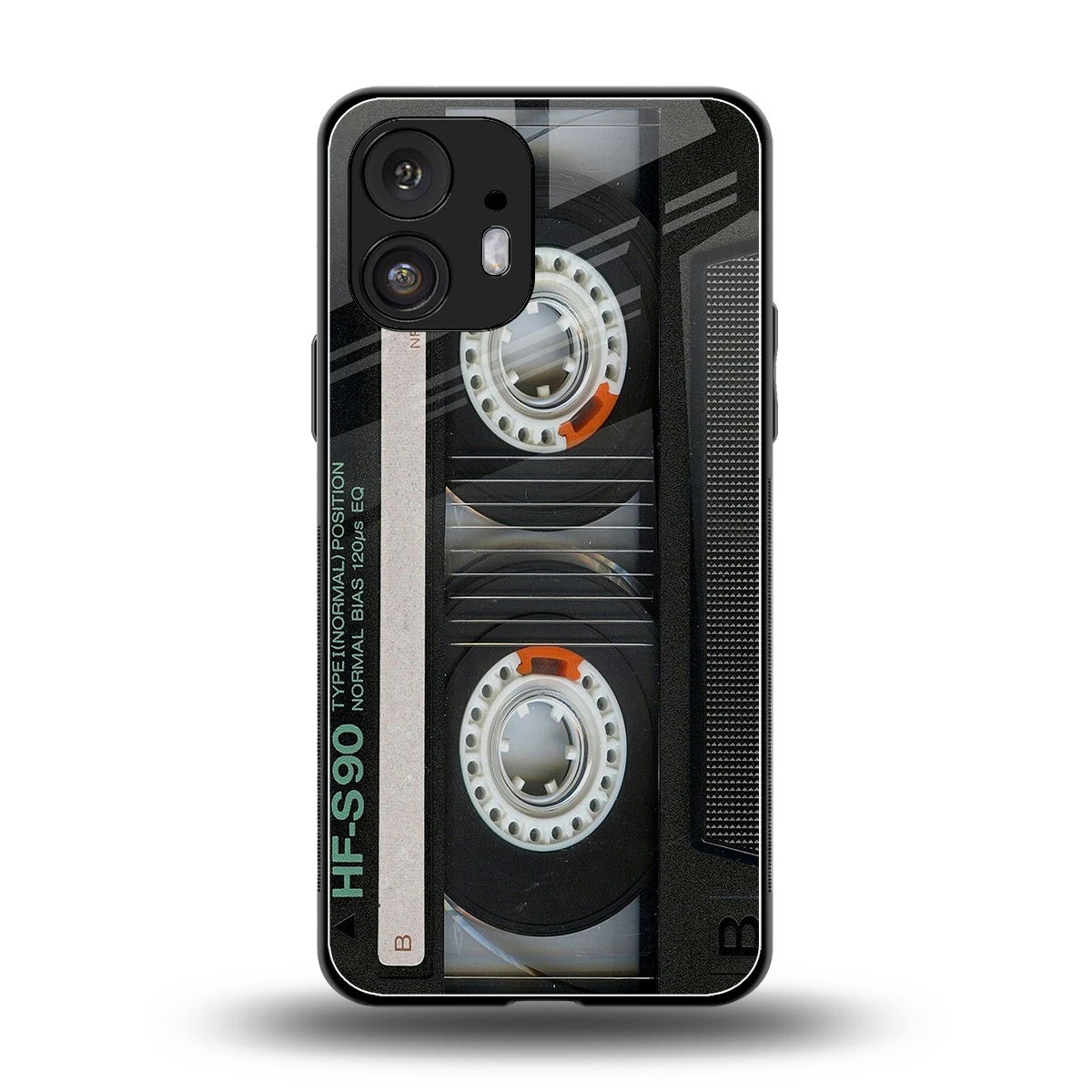 Cassette Tape back phone cover | glass case for nothing phone 2