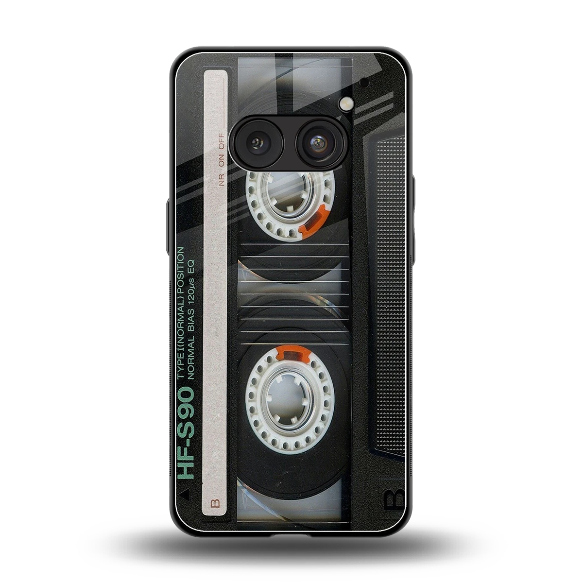Cassette Tape back phone cover | glass case for nothing phone 2a