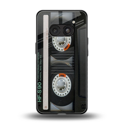 Cassette Tape back phone cover | glass case for nothing phone 2a