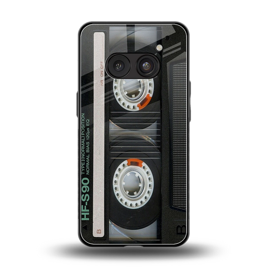 Cassette Tape back phone cover | glass case for nothing phone 2a