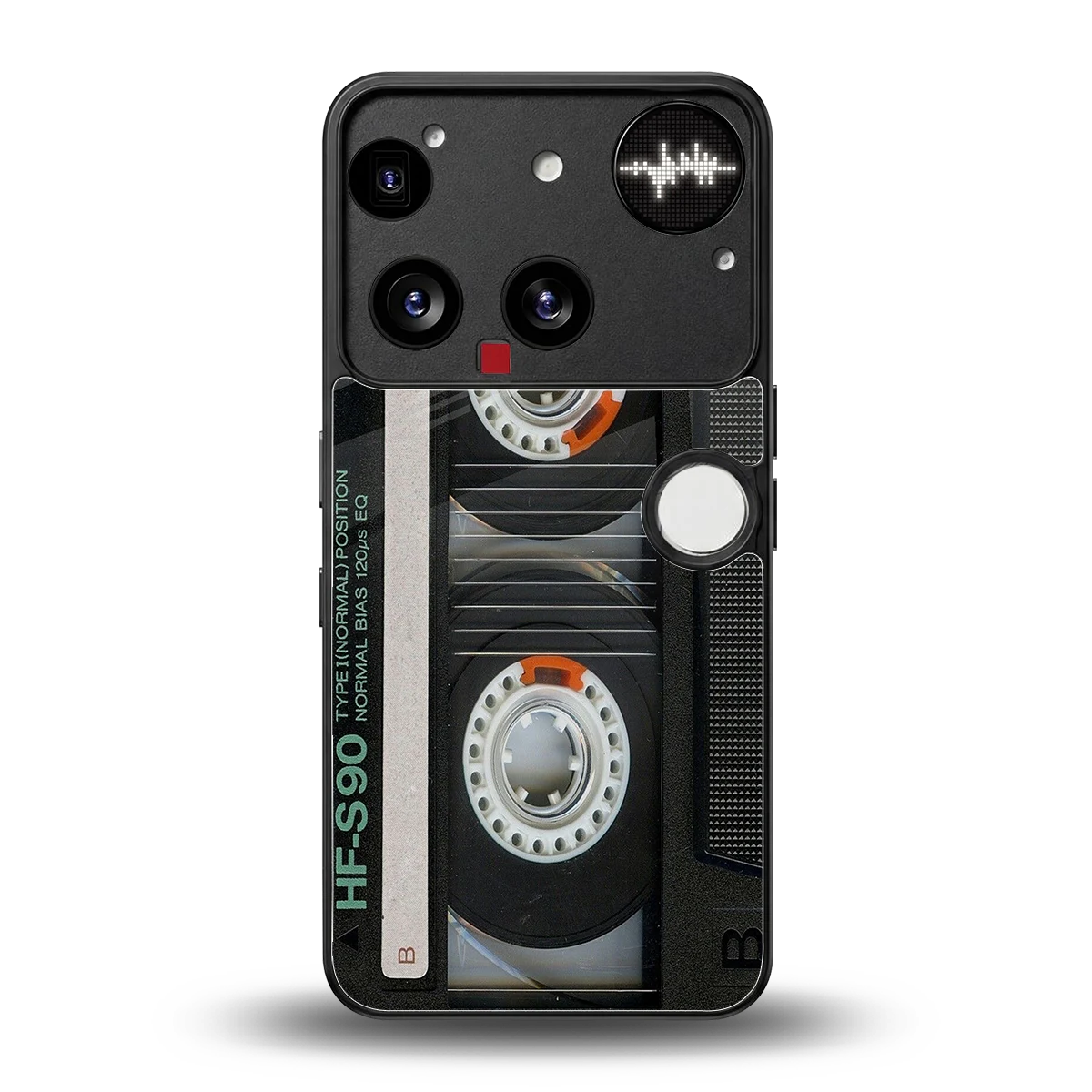 Cassette Tape back phone cover | glass case for nothing phone 3