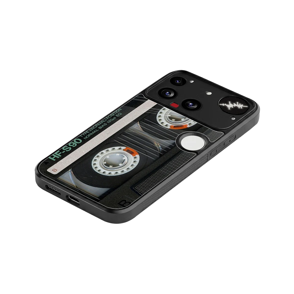 Cassette Tape stylish phone case for nothing phone 3 | glossy glass and slim fit