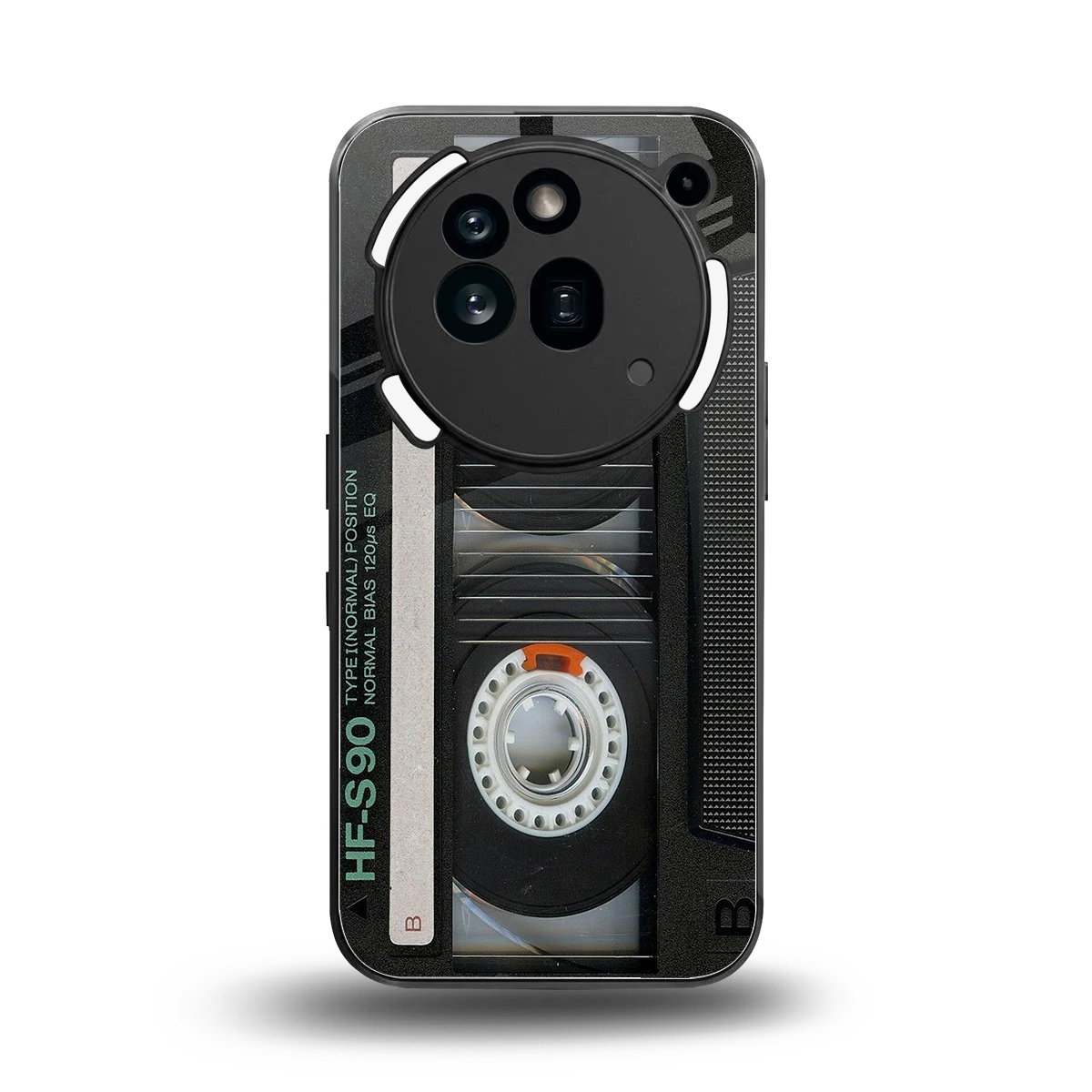 Cassette Tape back phone cover | glass case for nothing phone 3a pro