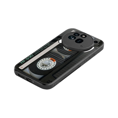 Cassette Tape stylish phone case for nothing phone 3a pro | glossy glass and slim fit