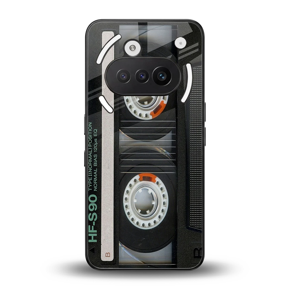 Cassette Tape back phone cover | glass case for nothing phone 3a