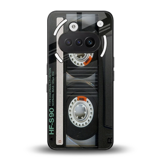 Cassette Tape back phone cover | glass case for nothing phone 3a