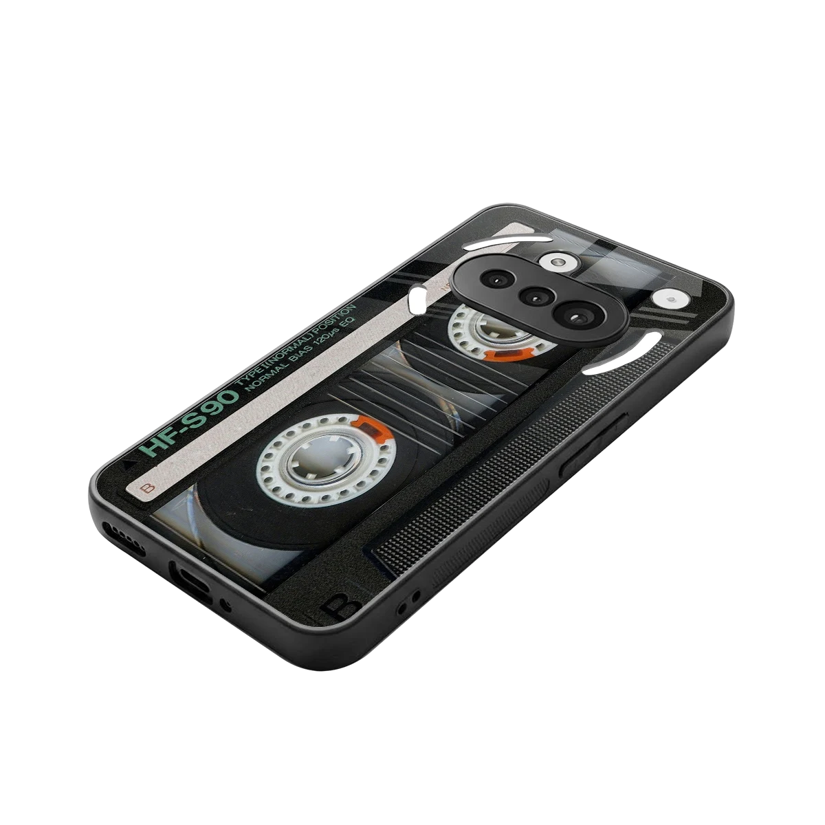 Cassette Tape stylish phone case for nothing phone 3a | glossy glass and slim fit