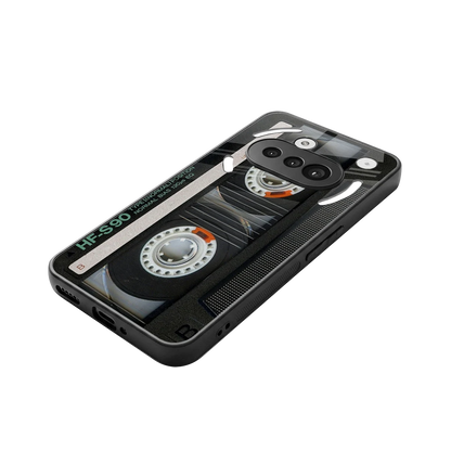 Cassette Tape stylish phone case for nothing phone 3a | glossy glass and slim fit