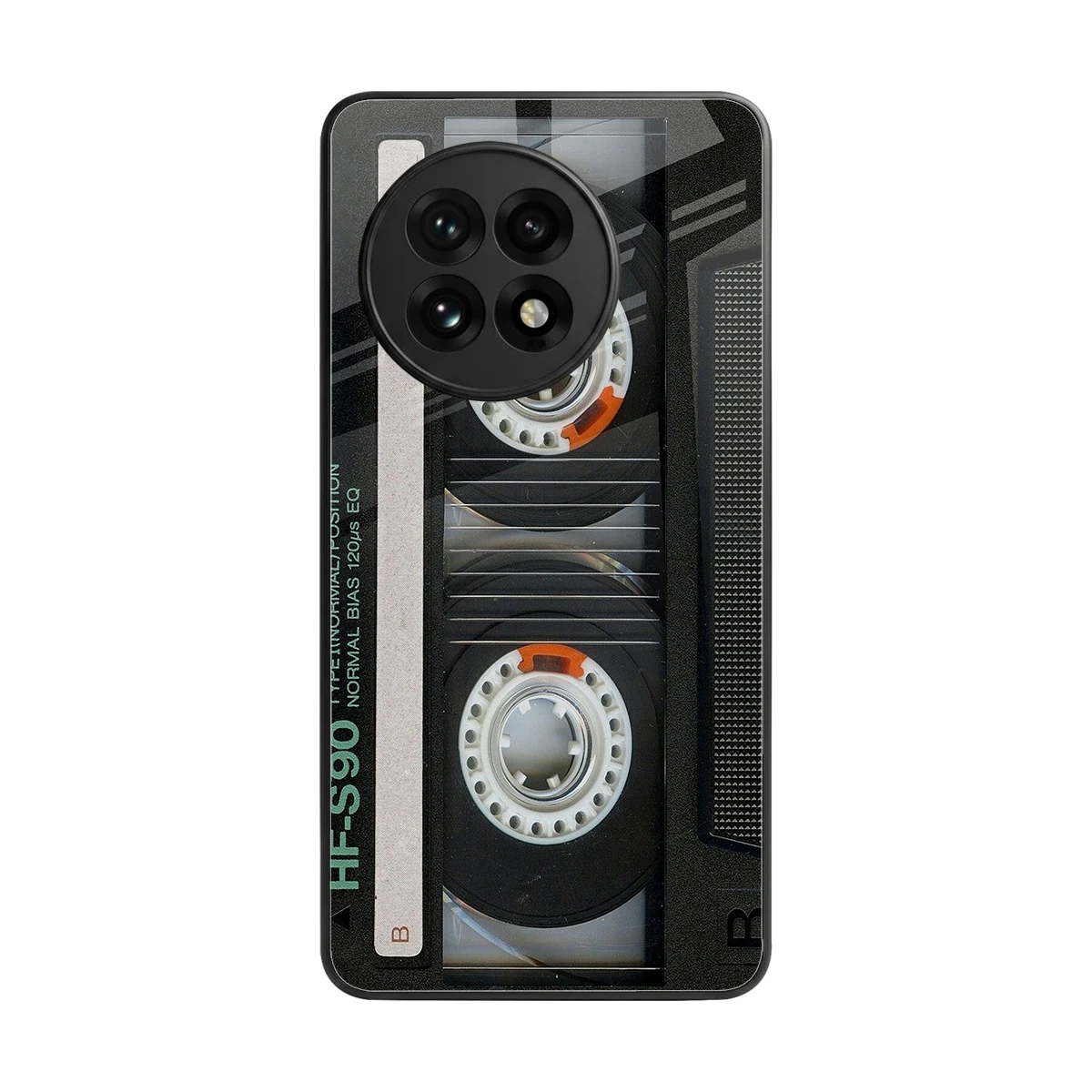 Cassette Tape back phone cover | glass case for oneplus 13r