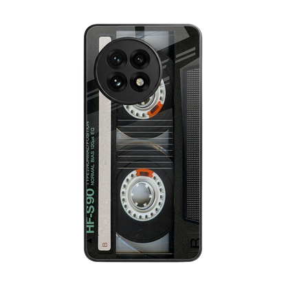 Cassette Tape back phone cover | glass case for oneplus 13r