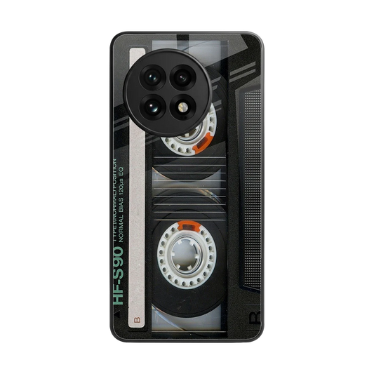 Cassette Tape back phone cover | glass case for oneplus 13r