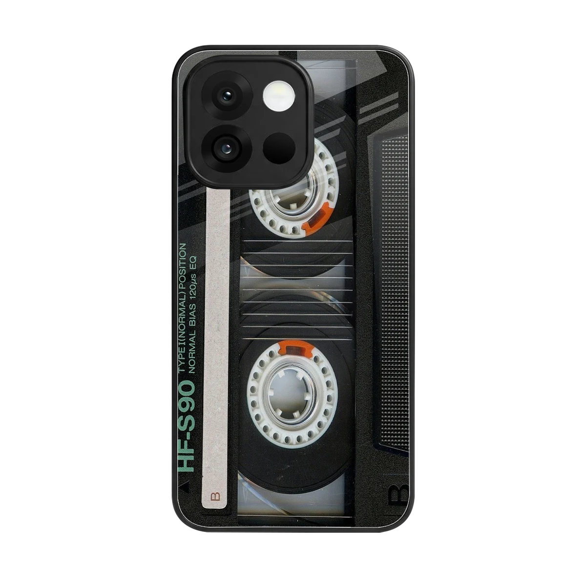 Cassette Tape back phone cover | glass case for oneplus 13s