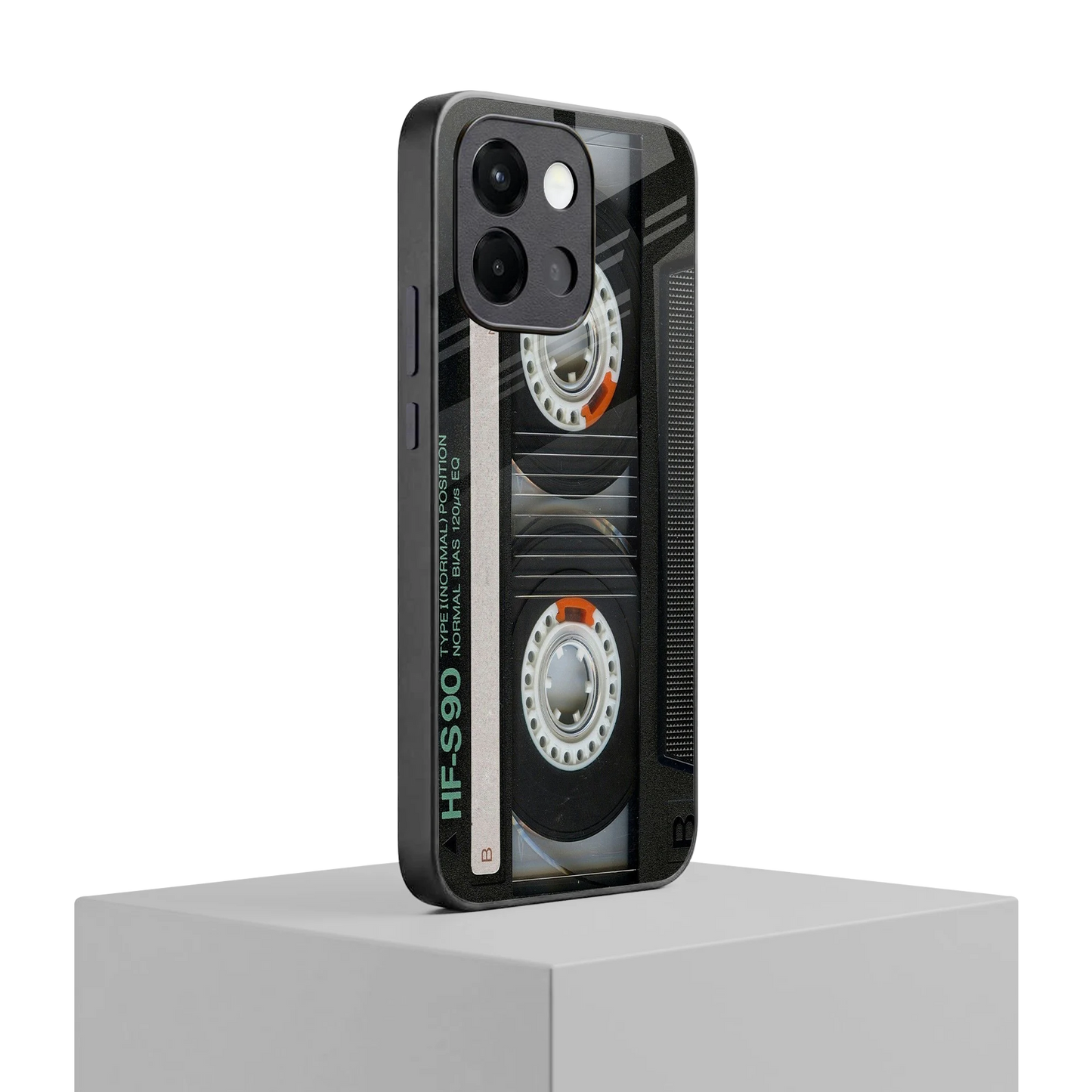 Cassette Tape oneplus 13s mobile cover | shockproof glass phone case