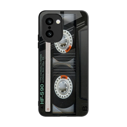 Cassette Tape back phone cover | glass case for oneplus 15r