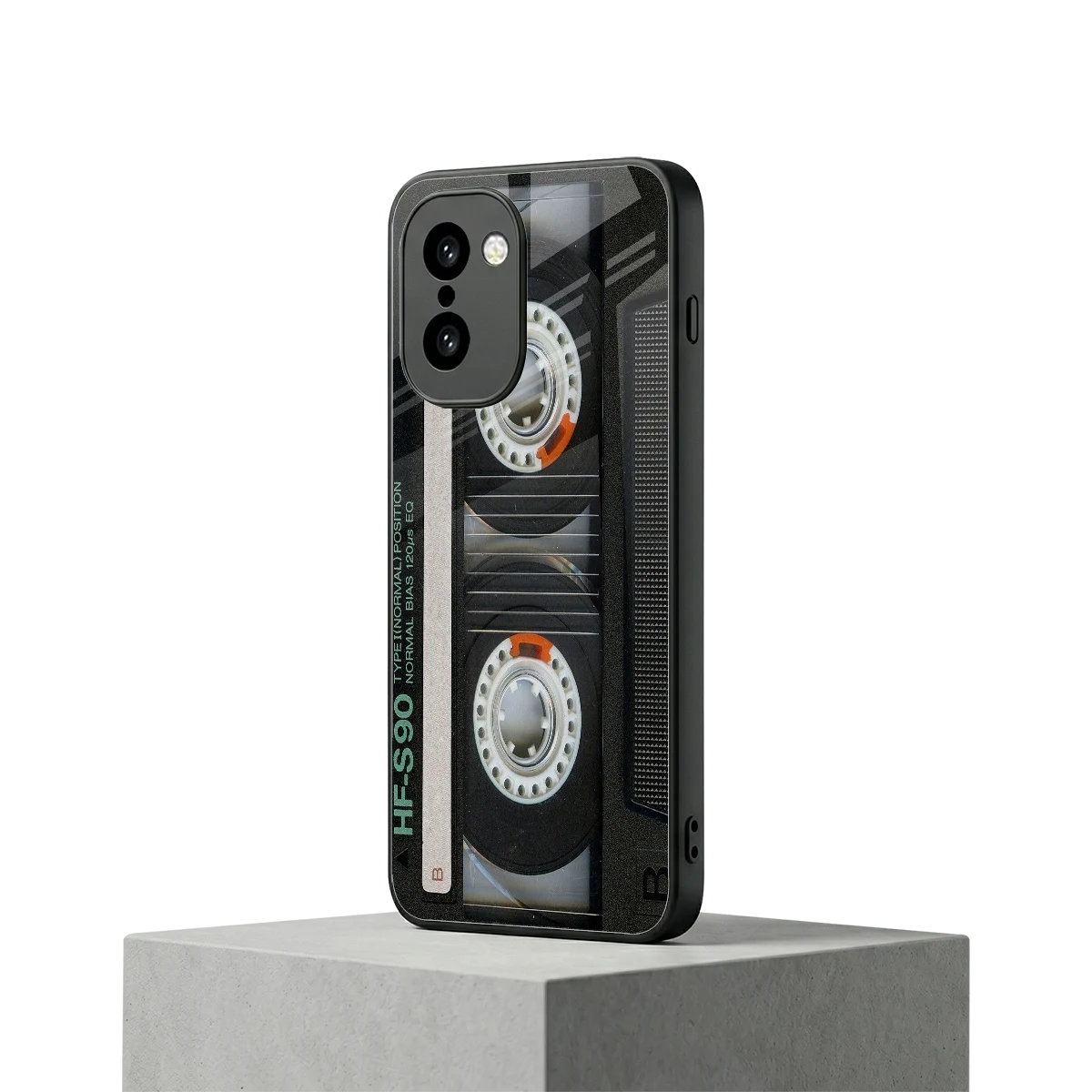 Cassette Tape oneplus 15r mobile cover | shockproof glass phone case