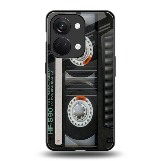 Cassette Tape back phone cover | glass case for oneplus nord 3