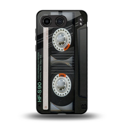 Cassette Tape back phone cover | glass case for oneplus nord 4