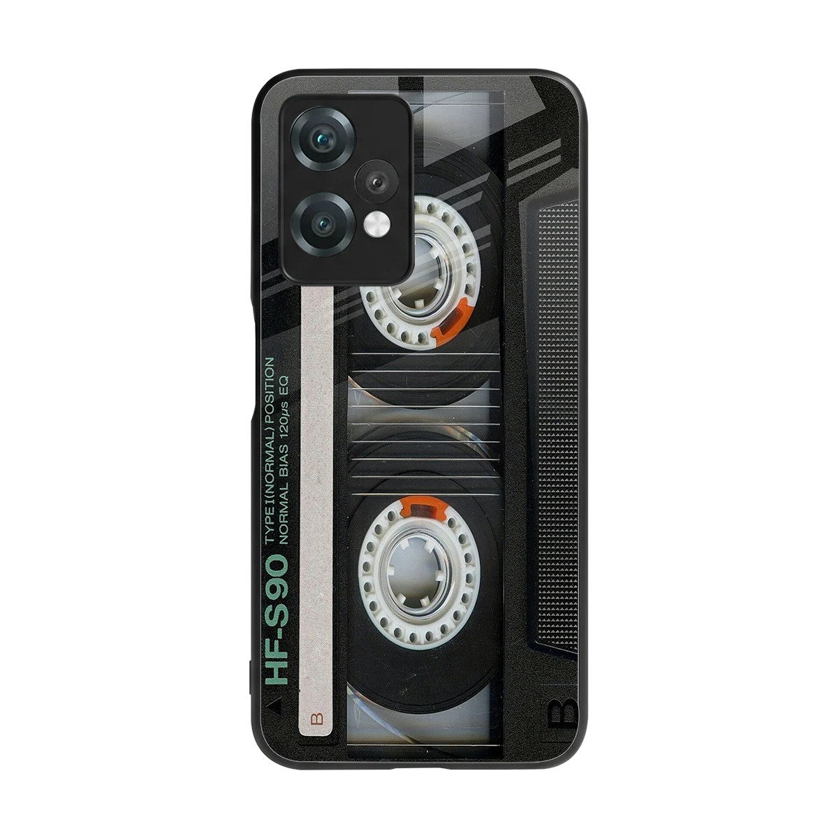 Cassette Tape back phone cover | glass case for oneplus nord ce 2 lite