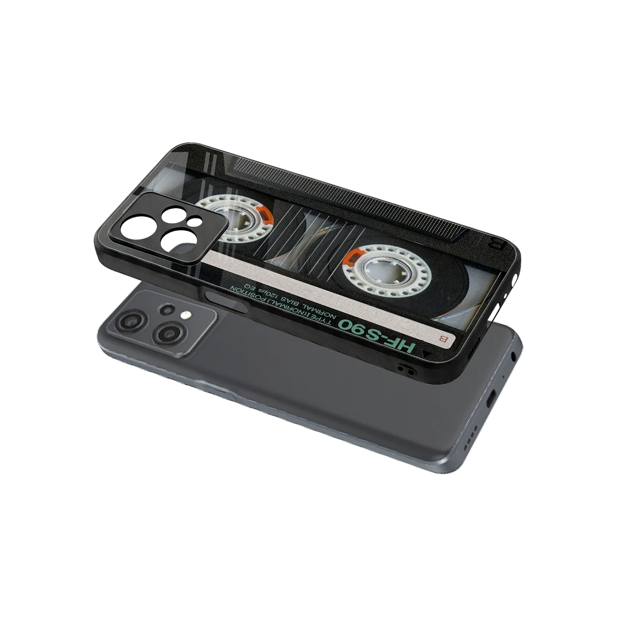 Cassette Tape sleek oneplus nord ce 2 lite cover with tempered glass back and TPU edges