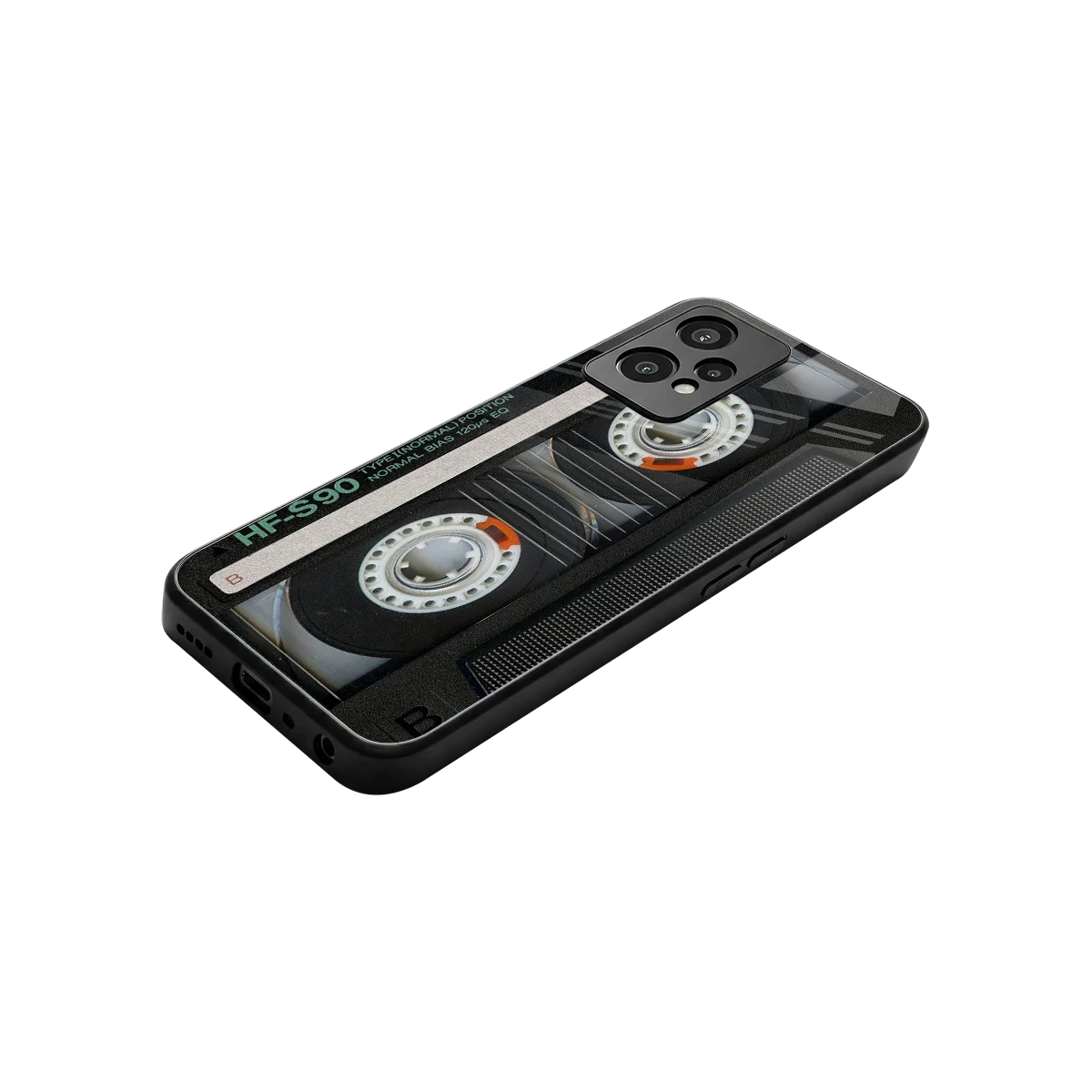 Cassette Tape stylish phone case for oneplus nord ce 2 lite | glossy glass and slim fit
