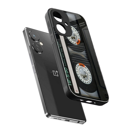 Cassette Tape sleek oneplus nord ce 3 cover with tempered glass back and TPU edges