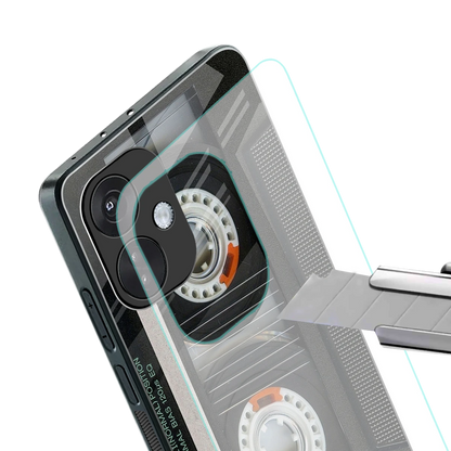 Cassette Tape stylish phone case for oneplus nord ce 3 | glossy glass and slim fit
