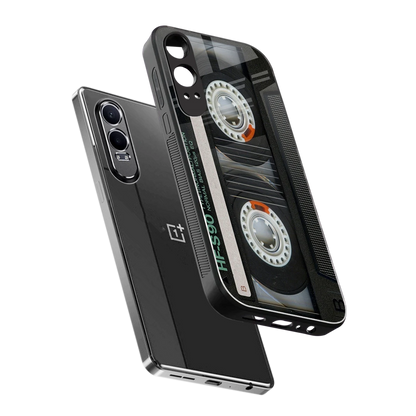 Cassette Tape sleek oneplus nord ce 4 lite cover with tempered glass back and TPU edges