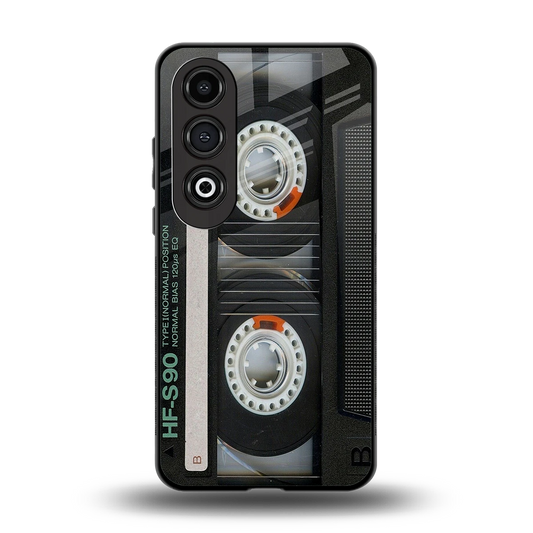 Cassette Tape back phone cover | glass case for oneplus nord ce 4