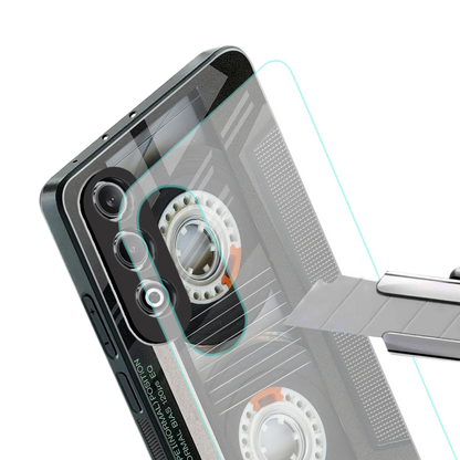 Cassette Tape stylish phone case for oneplus nord ce 4 | glossy glass and slim fit