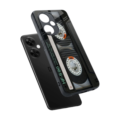 Cassette Tape sleek oneplus nord ce 3 lite cover with tempered glass back and TPU edges